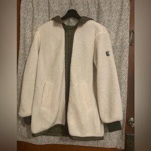 1 Madison Expedition Heritage Collection Small Womens Ivory & Olive Jacket -